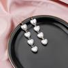 Love Earrings, High-End Pearl Earrings, Temperament Long Fringed Pearl Stud Earrings For Women