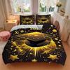 3pcs 2025 Graduation Cap & Scroll Decorative Set - Includes One Quilt Cover and Two Pillowcases (No Core) - Perfect for Home Décor, Festive Gifts, Pol