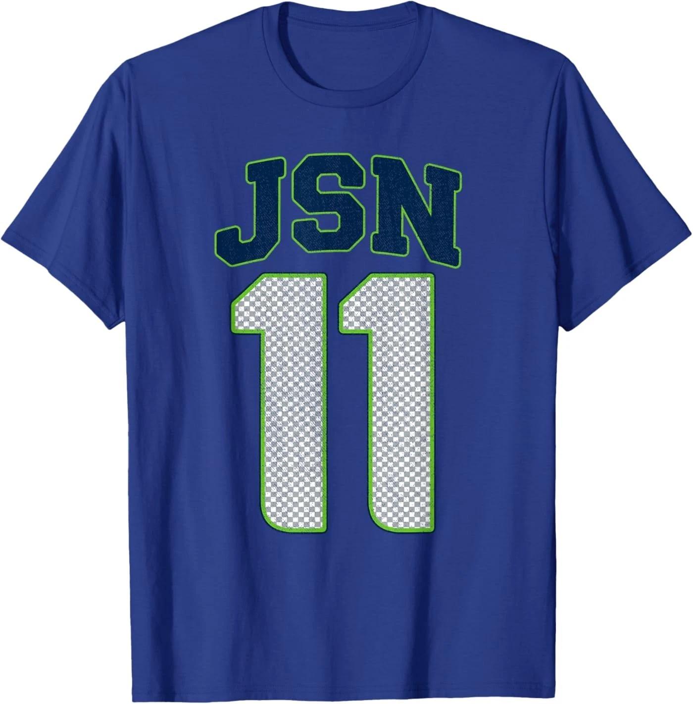 

Vintage JSN 11 Sports Spirit Name Unisex T-Shirt XL