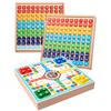 Hundred Numbers Wooden Puzzle For Childrens Math And Logic Exercises For Learn
