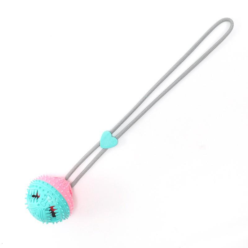 Hållbar Hundsugkopp Dragleksak med Matdispenserare & Tuggboll för Tandslipning