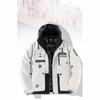 Men's Thick Padded Jacket Outdoor Warm Winter Men's Hooded Jackets Waterproof