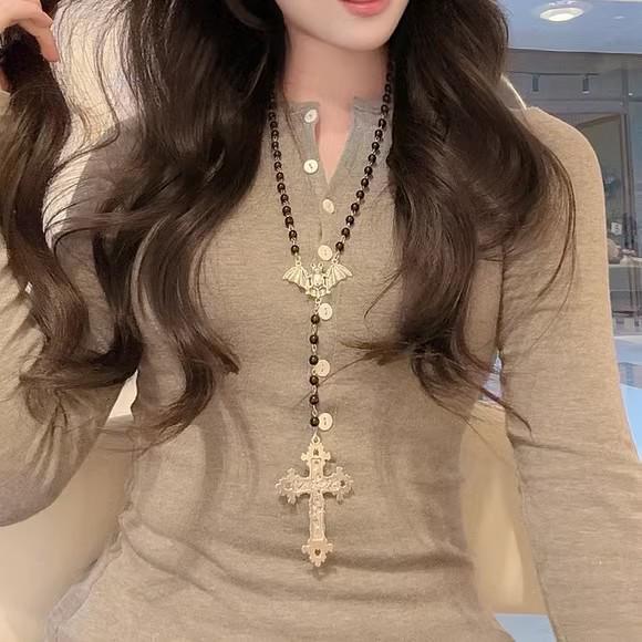 Retro Spicy Girl Butterfly Punk Leather Choker Necklace