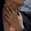 Yori Fashion Stainless Steel Open Ring Golden PVD Ring for Women Delicate Trendy Finger Jewelry Accessories Wholesale