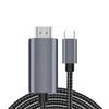 6K Type-C To HDMI Adapter Cable for Screen Mirroring On Mobile, Computer, TV, Monitor, Projector