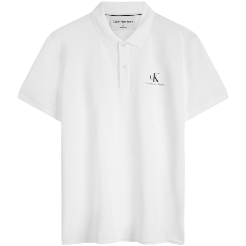 Calvin Klein Polo Shirts Men's Polo Collar Moderate Straight Fit J319635