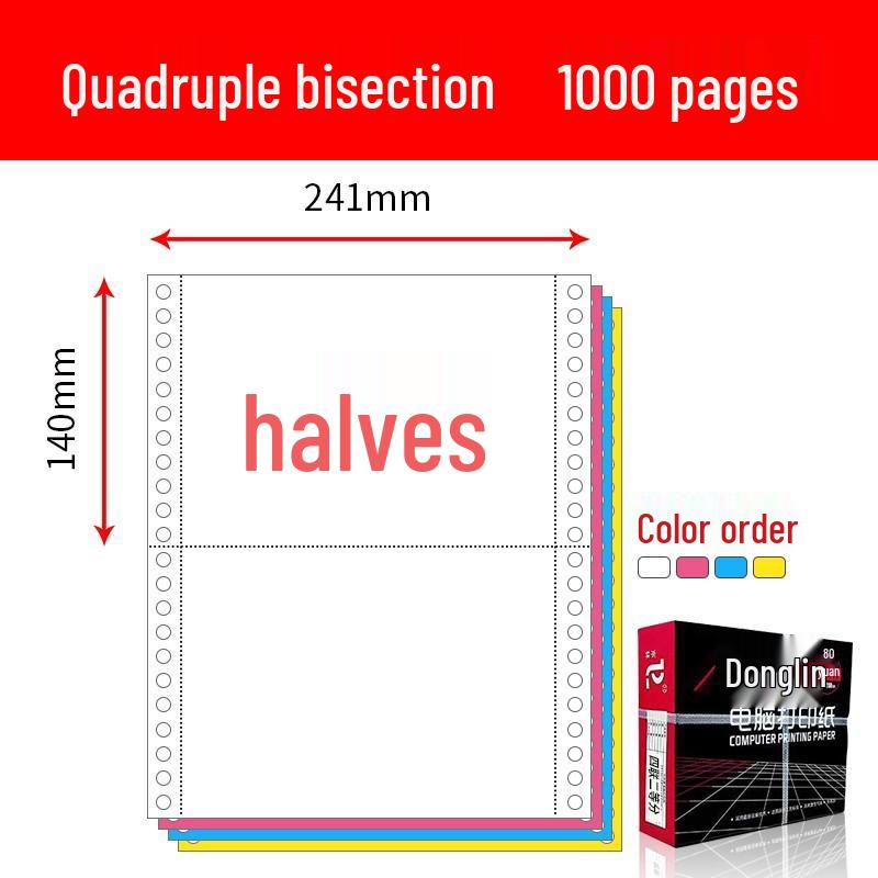 Multi-Part Pinfeed Computer Print Paper: 1-5 Parts, 241 Voucher Listings