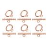Stainless Steel Round Toggle Clasps TBar Clasps for Necklace Jewelry Making Rose Gold