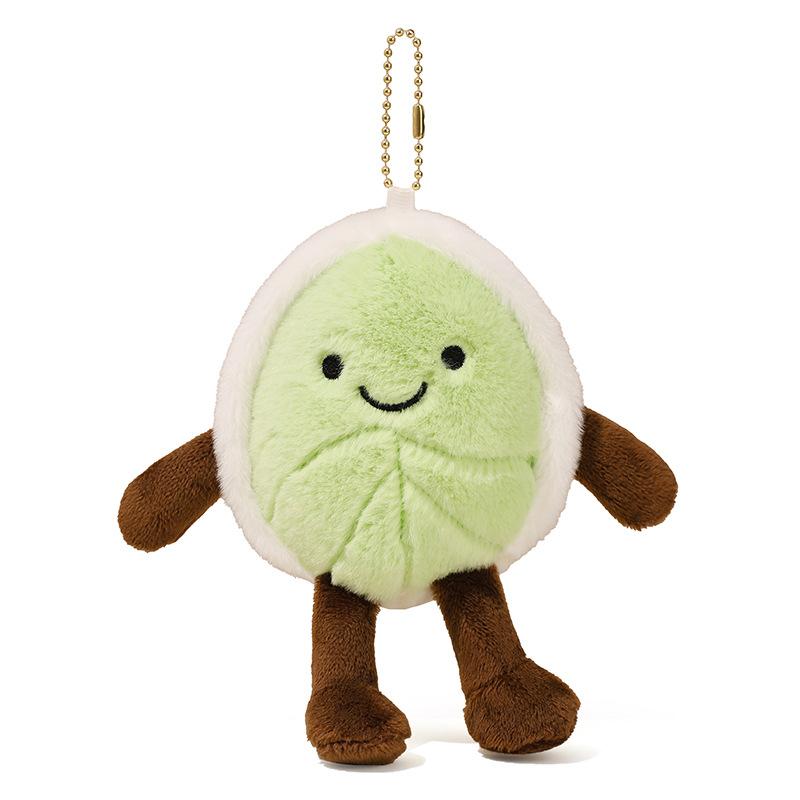 Versione Coreana Serie Carina di Pistacchio Bambola Peluche Ciondolo Portachiavi Cartone Animato Bambola Morbida di Peluche Decorazione Zaino Regalo di Compleanno Portachiavi