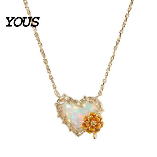 Dainty Pendant Necklace Birthstone Heart Necklace, Birth Stone And Flower Jan To Personalized Jewelry Dec Floral Birthday Gift for Mom Wife