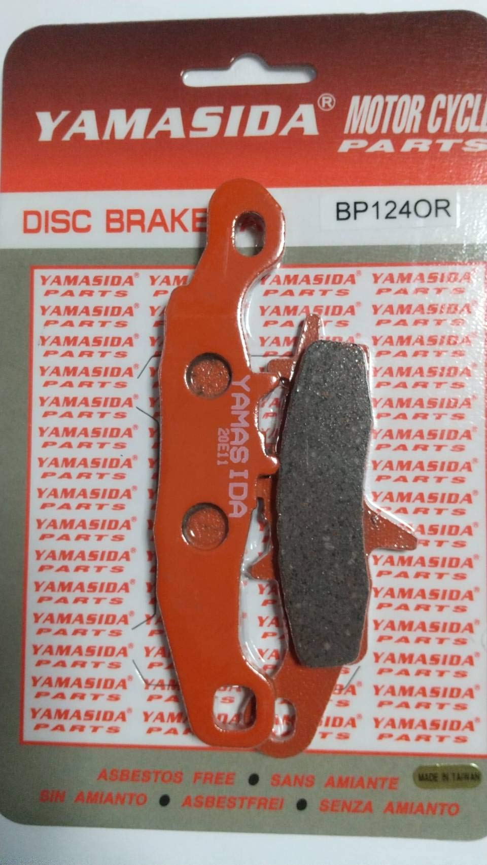 

YAMASIDA Metallic Brake Pads for Kawasaki Super Sherpa KX80 (1997-2000) and KX85 (2001-2012) Front, Super Sherpa BP124OR