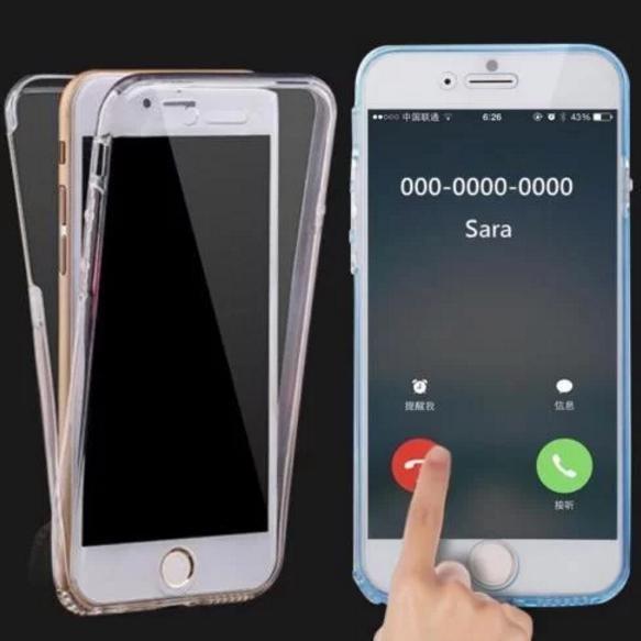 360 Silicone Degree Protective Clear Case For Iphone Cover Samsung