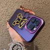 Personalized Graffiti Teddy Bear Phone For iPhone 16 15 14 13 12 11 Pro Max Shockproof Hard Matte Back Cover Case Funda