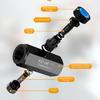 Drossel-Prüfstromregelventil für Hydrauliksysteme 3000 PSI Nenndruck 30 L/min Durchflussrate 1/2 NPT-Gewinde
