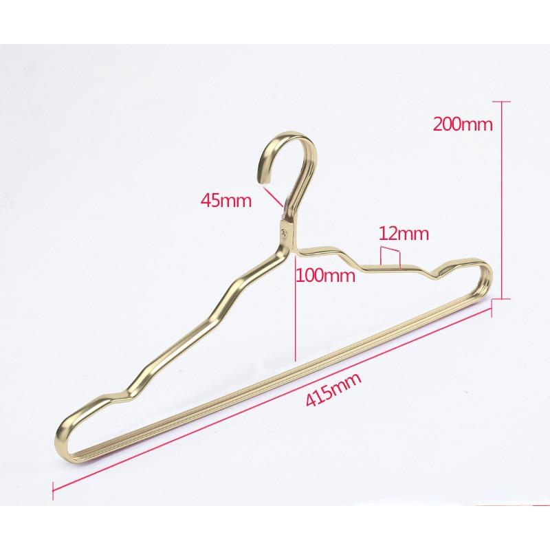 10 Pcs Aluminum Alloy Clothing Hanger ,Durable Anti Deformation Metal Closet Storage Rack Hangers,Wardrobe Space Saver Hanging Supplies Organizer