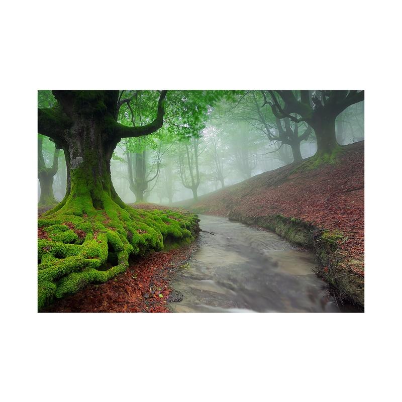 WCIC Yeni Derin Orman Şelale Sanat Kumaş Ev Arka Plan Duvar Dekorasyonu Boyama Asılı Boyama