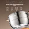 Aishida 304 Stainless Steel Multi-layer Steamer Pot
