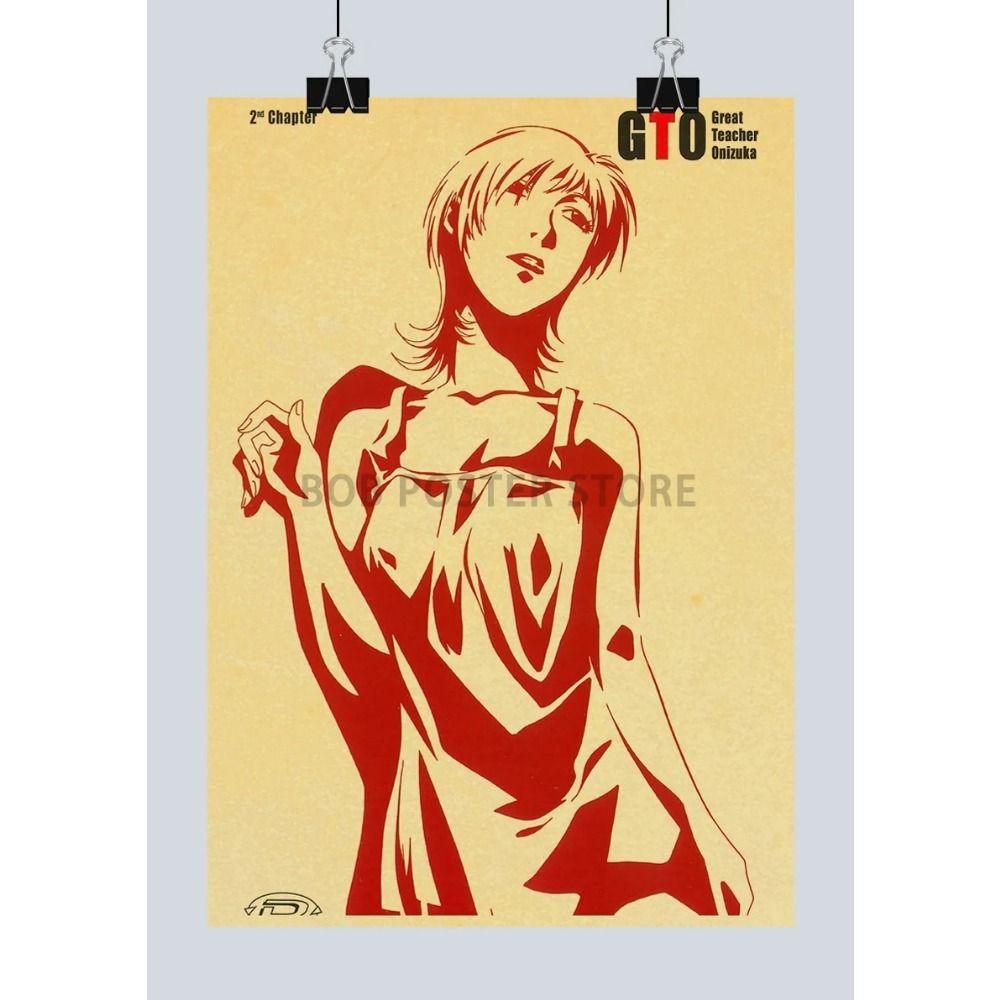 

GTO Anime Metal Tin Sign Gamer Room Bar Decor