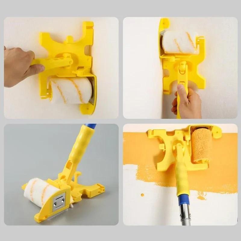 Clean-Cut Edger Paint Roller Set - New Professional Multifunctional Brush, Essential Wall Painting Treatment Tools