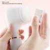 Facial Cleansing Brush 6000RPM Rotating Speed 3 Brush Head Electric Face Wash Brush White