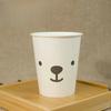 2025 New 50pcs Disposable Cartoon Cute Cups White Thicken Durable Cups for Hot and Cold Drinks Household Party Office Coffee Cup