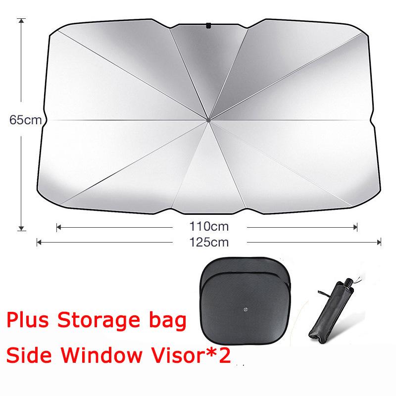 Car Sunshade Umbrella For Heat Insulation Shade Protector Parasol Car Summer Sun Interior Windshield Protection Supplies