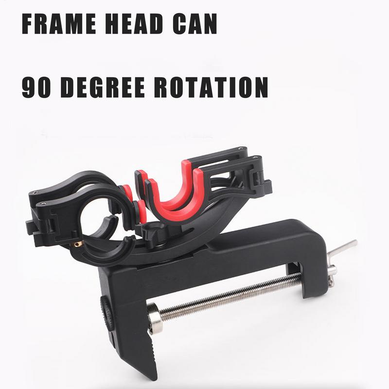Double Pole Boat Fishing Rods Holder Sea Fishing Stand Foldable Fishing Pole Bracket 90 Degree Adjustable Fishing Pole Support