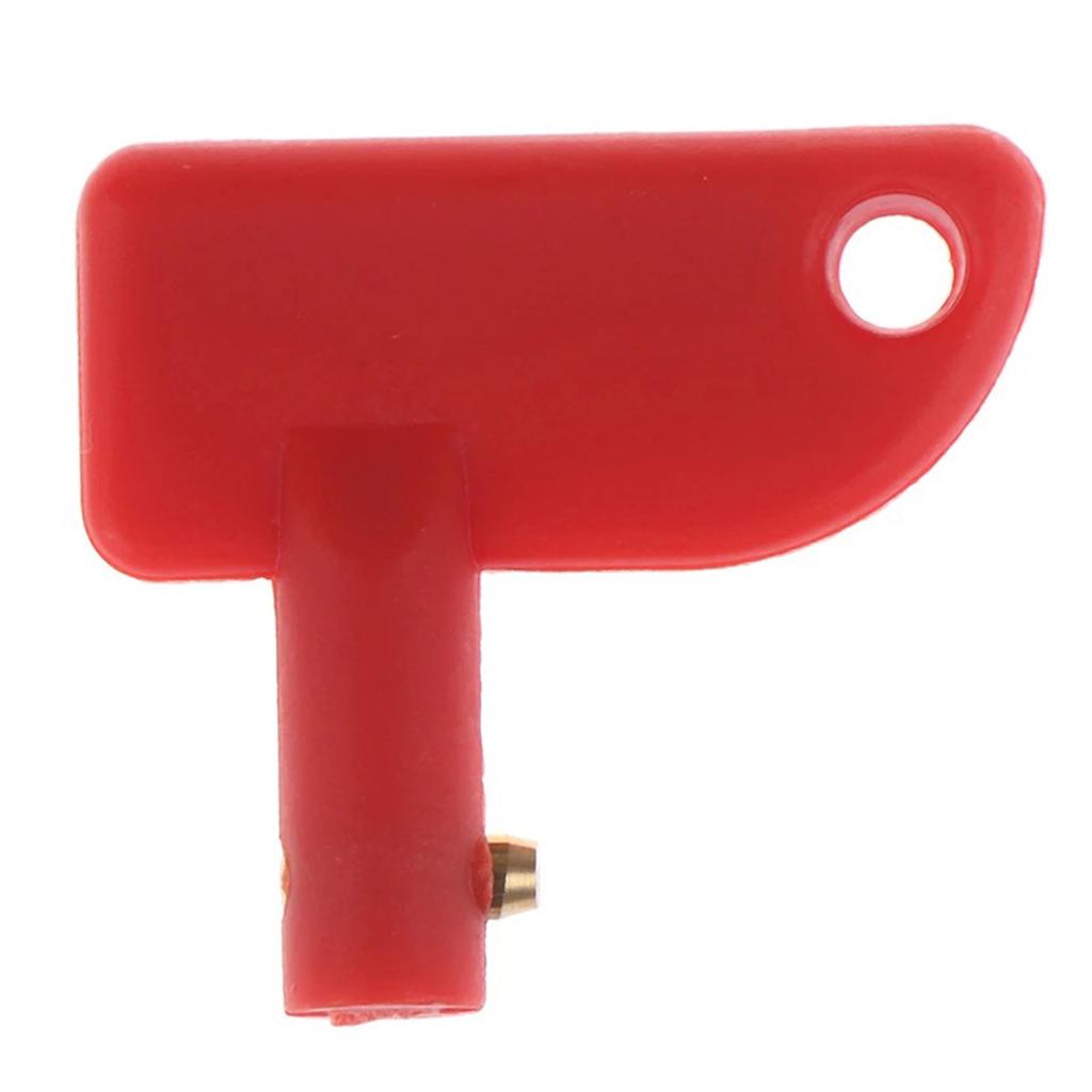 Battery Main Switch Replacement Key for Power Cut Off Battery Isolator Switch Main Power  Battery Isolator for Car Truck RV