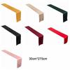 Solid Color Table Cover Smooth Tablecloth Luxury Satin Table Runner  Banquet