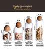Large Capacity High-Borosilicate Glass Jar with Cork Stopper for Tea, Coffee, and Nuts Storage