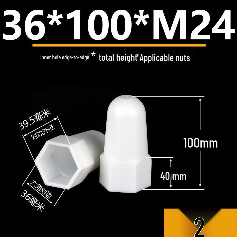Hexagonal Nut Bolt Protective Plastic Decorative Cap Sleeve