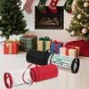 Geschenkpapier-Organizer Aufbewahrung Papierrollenhalter Weihnachtsdeko-Organizer Mit Reißverschluss Transparente Feiertagsdekorationsbox Für
