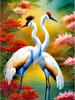 Animals 5D Diamond Painting Bird Red crowned Crane Diamond Inlay Set with Square/Round Embroidery DIY Home Decoration Gift