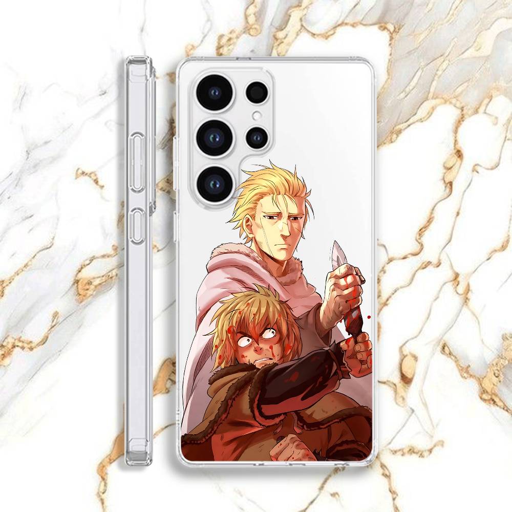 

T-ThorfinnS Phone Case For Samsung S23,S24,S30,S10,S22,S25,S21,S10,PIus,Ultra,5G,FE,lite Clear Protect Cover SamsungS10
