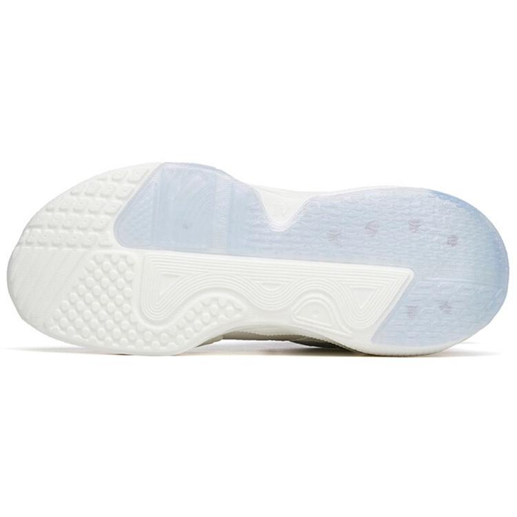 New Anta Life Collection Cushioning Anti Slip And Wear Resistant Low Top Chunky Sneakers Women's White Purple 122218812-3