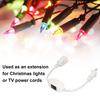 Power Extension Cord with On Off    AC 2 Prong Male Female Power Cable for 1‑15P Male to 1‑15R Female Plug