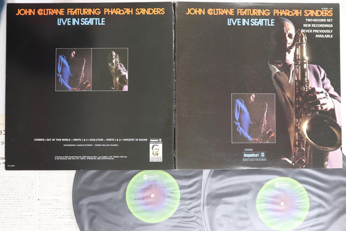 

LP Record JOHN COLTRANE PHAROAH SANDERS Live In Seattle YB85045AIPROMO ABC IMPULSE 1977 Japan Jazz Used