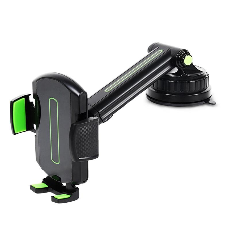 Car Phone Holder Windshield Mount for 60-96mm Width Devices Dashboard Sturdy Stand Cradle