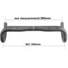 RXL SL 31,8 mm Guidão de Bicicleta de Estrada Carbono Drop Bar 380/400/420/440 mm UD Fosco Roteamento Externo Guidão de Bicicleta de Corrida