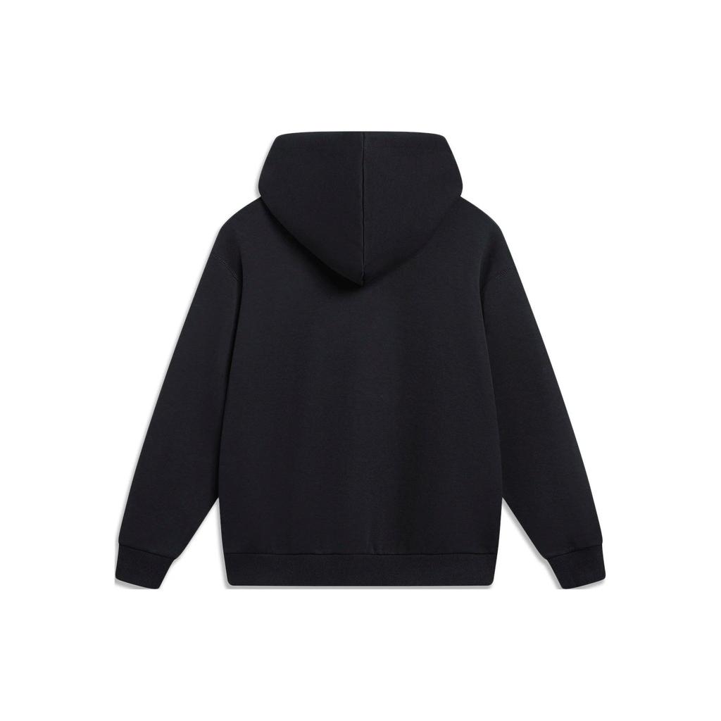 Li Ning Chinese Culture Series Letter Pullover Sweatshirt Herren Sweatshirt Schwarz AWDT377-2