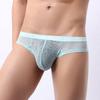 Herrenunterwäsche Netz Transparent Tanga Ultra-Dünn Nahtlos Bikini-Tanga Atmungsaktiv Niedrige Taille Unterhose Mann Hohe Elastizität Unterhose