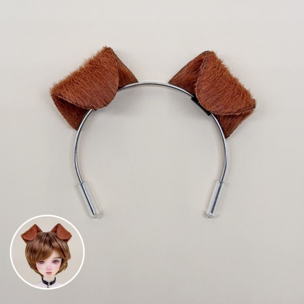 Soft BJD/SD Doll Headwear Kawaii Plush Doll Hairband Simulated Animal Ear Hair Hoop  Idol Star Doll