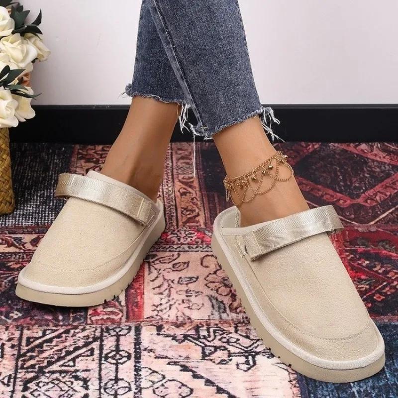 Fashion Couple's Same Style Winter Slippers 2024 Casual and Fashionable Large Size Slippers Light and Comfortable Indoor Cotton Slipper