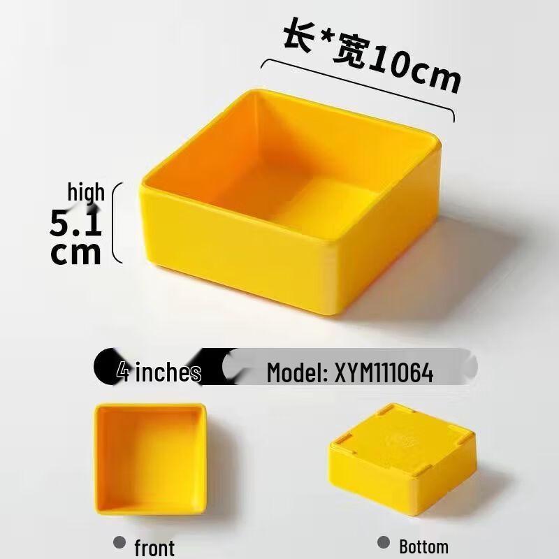 Melamine Square Snack Plates