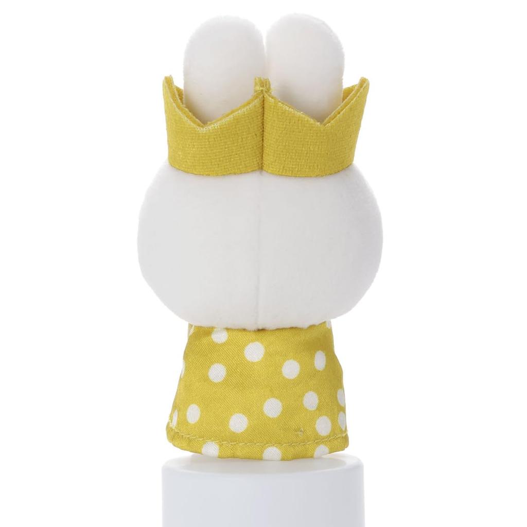Bruna Miffy70th Miffy Stuffed Toy Height 14cm Gold&Black Chokkori-san (crown Dot) Approx.
