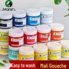 Peinture Gouache et Aquarelle Lavable Mali pour Étudiants Débutants - Pots de 100ml et 50ml, Parfait pour le Doigt Peinture DIY.