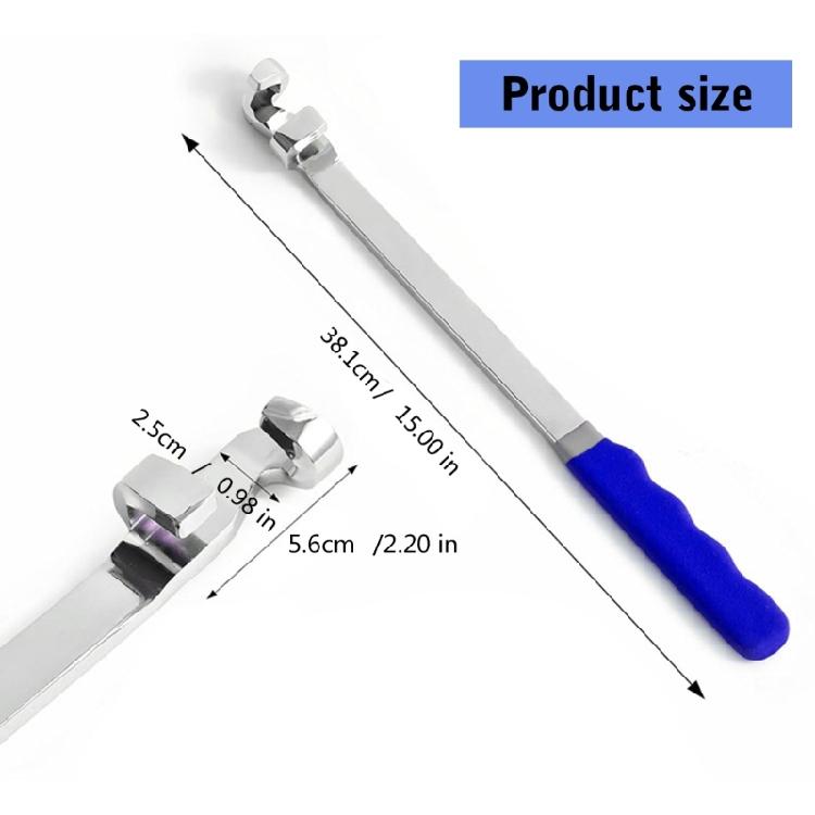 15 Inch Long Wrench Extension for Extender of Mechanics and Repairs Wrench Extender Tool Bar, Torque Adaptor Extension