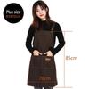 Custom Unisex Waterproof Canvas Waist Apron - Simple, Fashionable Workwear for Catering