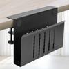 Under Desk Laptop Holder No Drill Clamp on Desk Shelf Hanging Laptop Mount for Office Supplies & Studio Essentials