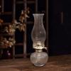 Retro Style Kerosene Oil Lamp Durable Altar Supplies with Lamp Wick Windproof Glass for Church Hiking Holiday Bedroom Christmas